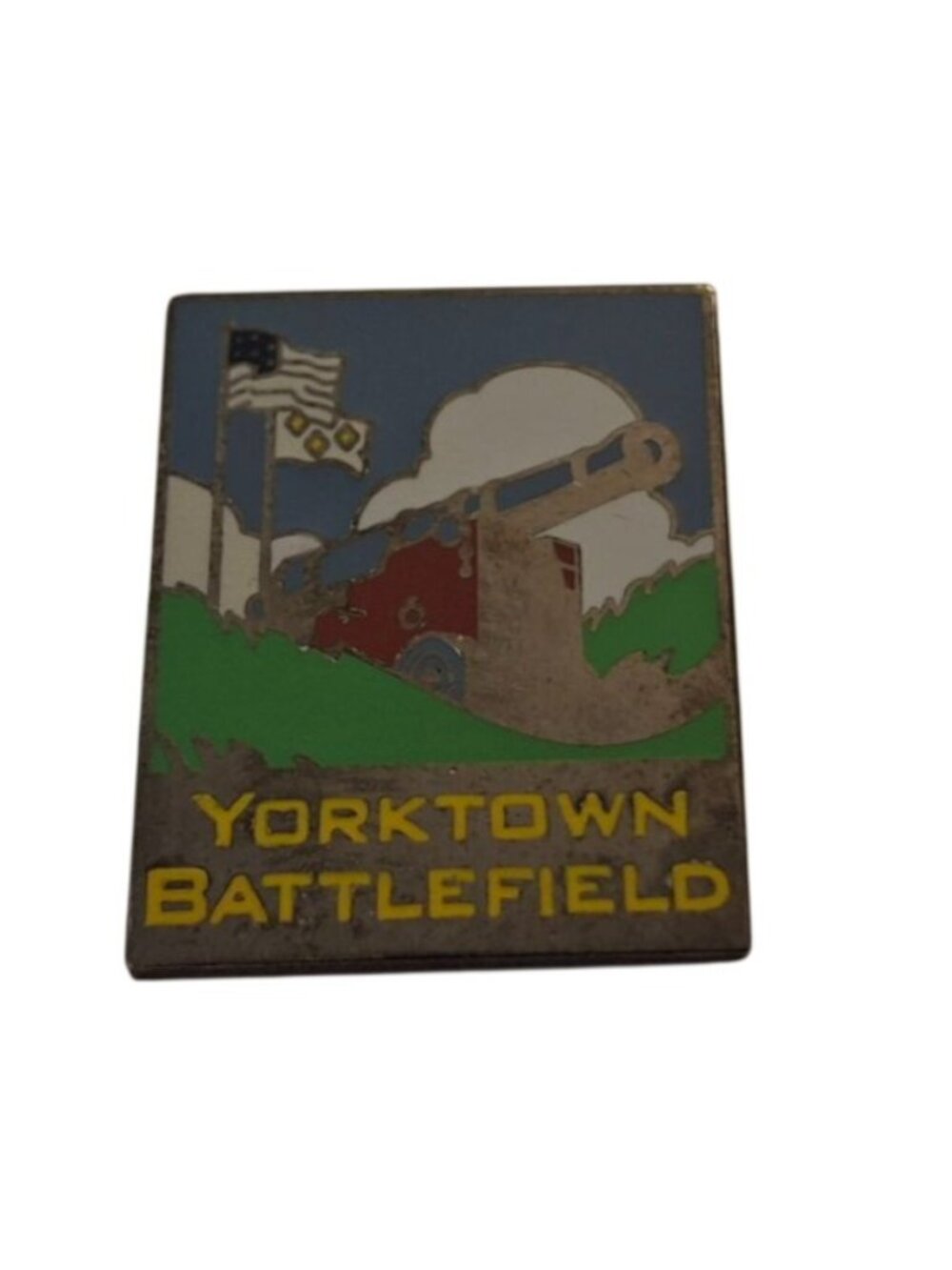 Yorktown Battlefield National Historical Park Enamel Lapel Pin Virginia Cannon